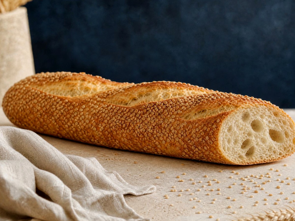Susamlı Ekmek – Tam Buğdaylı